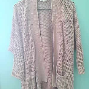 Pink crochet Cardigan